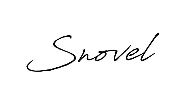 How to make Snovel name signature. Use Antro_Vectra_Bolder style for creating short signs online. This is the latest handwritten sign. Snovel signature style 7 images and pictures png