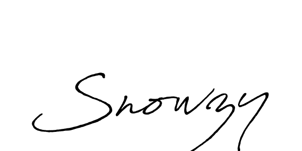 Also we have Snowzy name is the best signature style. Create professional handwritten signature collection using Antro_Vectra_Bolder autograph style. Snowzy signature style 7 images and pictures png