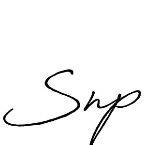 Make a beautiful signature design for name Snp. With this signature (Antro_Vectra_Bolder) style, you can create a handwritten signature for free. Snp signature style 7 images and pictures png