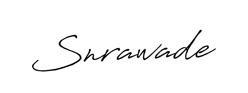 Design your own signature with our free online signature maker. With this signature software, you can create a handwritten (Antro_Vectra_Bolder) signature for name Snrawade. Snrawade signature style 7 images and pictures png