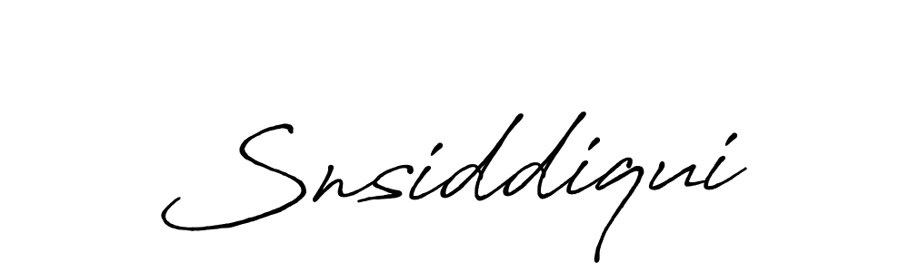 How to make Snsiddiqui signature? Antro_Vectra_Bolder is a professional autograph style. Create handwritten signature for Snsiddiqui name. Snsiddiqui signature style 7 images and pictures png