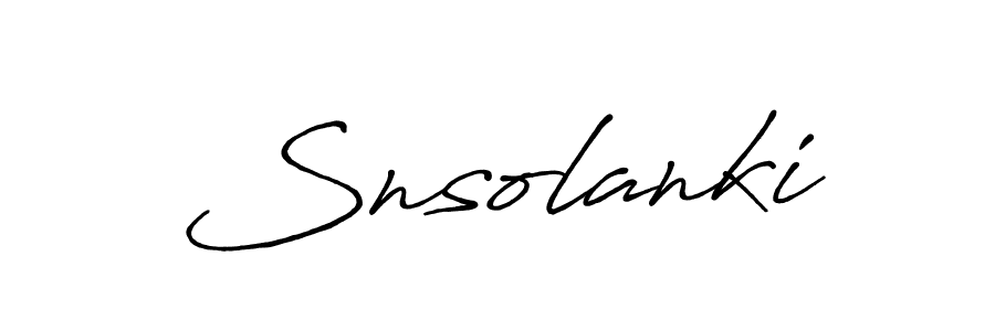 Make a beautiful signature design for name Snsolanki. Use this online signature maker to create a handwritten signature for free. Snsolanki signature style 7 images and pictures png