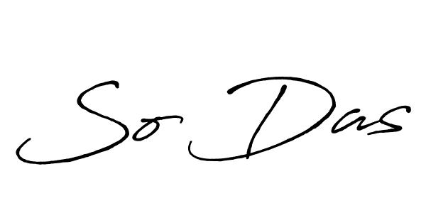 Design your own signature with our free online signature maker. With this signature software, you can create a handwritten (Antro_Vectra_Bolder) signature for name So Das. So Das signature style 7 images and pictures png