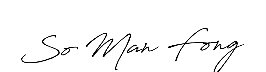 It looks lik you need a new signature style for name So Man Fong. Design unique handwritten (Antro_Vectra_Bolder) signature with our free signature maker in just a few clicks. So Man Fong signature style 7 images and pictures png