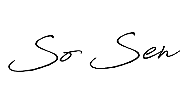 So Sen stylish signature style. Best Handwritten Sign (Antro_Vectra_Bolder) for my name. Handwritten Signature Collection Ideas for my name So Sen. So Sen signature style 7 images and pictures png