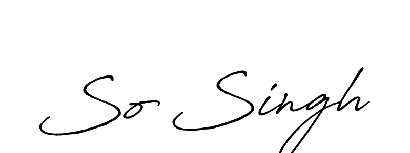 Antro_Vectra_Bolder is a professional signature style that is perfect for those who want to add a touch of class to their signature. It is also a great choice for those who want to make their signature more unique. Get So Singh name to fancy signature for free. So Singh signature style 7 images and pictures png