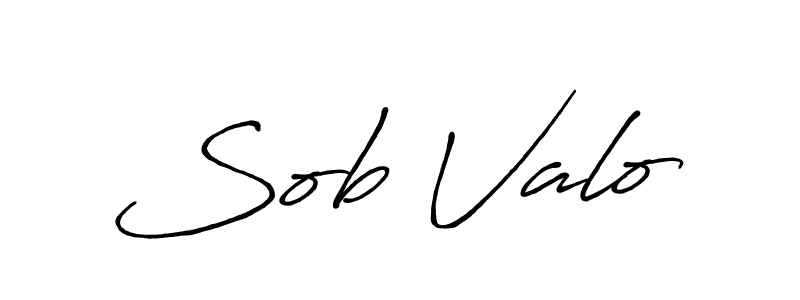 Also You can easily find your signature by using the search form. We will create Sob Valo name handwritten signature images for you free of cost using Antro_Vectra_Bolder sign style. Sob Valo signature style 7 images and pictures png