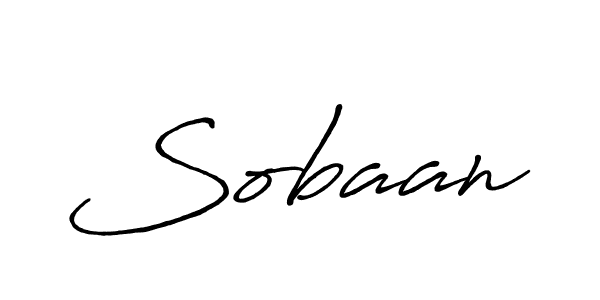 Create a beautiful signature design for name Sobaan. With this signature (Antro_Vectra_Bolder) fonts, you can make a handwritten signature for free. Sobaan signature style 7 images and pictures png