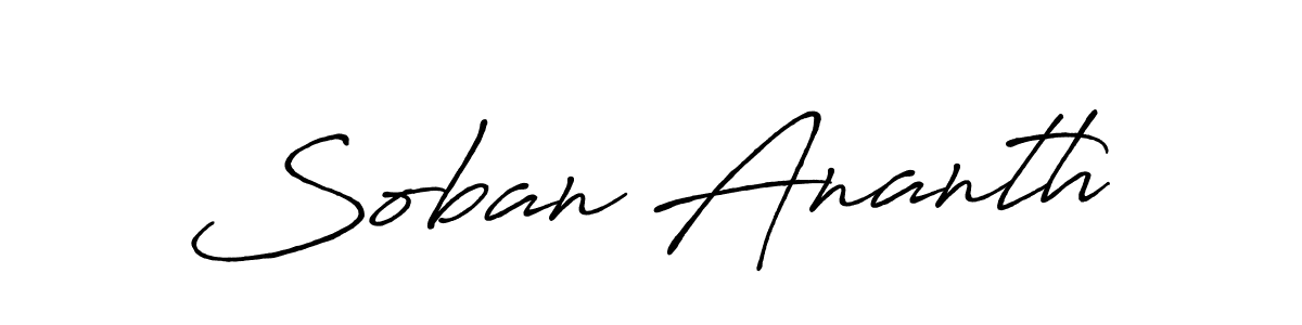 It looks lik you need a new signature style for name Soban Ananth. Design unique handwritten (Antro_Vectra_Bolder) signature with our free signature maker in just a few clicks. Soban Ananth signature style 7 images and pictures png