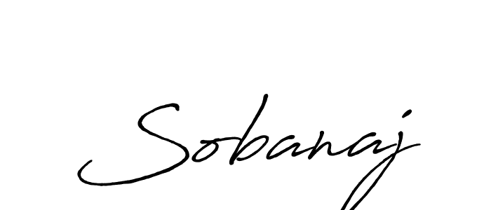 Create a beautiful signature design for name Sobanaj. With this signature (Antro_Vectra_Bolder) fonts, you can make a handwritten signature for free. Sobanaj signature style 7 images and pictures png