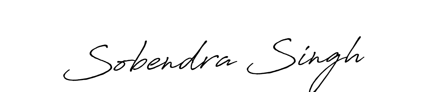 Sobendra Singh stylish signature style. Best Handwritten Sign (Antro_Vectra_Bolder) for my name. Handwritten Signature Collection Ideas for my name Sobendra Singh. Sobendra Singh signature style 7 images and pictures png