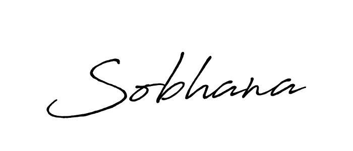 Sobhana stylish signature style. Best Handwritten Sign (Antro_Vectra_Bolder) for my name. Handwritten Signature Collection Ideas for my name Sobhana. Sobhana signature style 7 images and pictures png