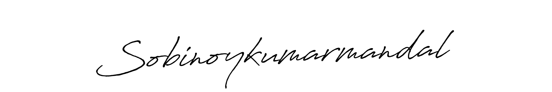 Use a signature maker to create a handwritten signature online. With this signature software, you can design (Antro_Vectra_Bolder) your own signature for name Sobinoykumarmandal. Sobinoykumarmandal signature style 7 images and pictures png