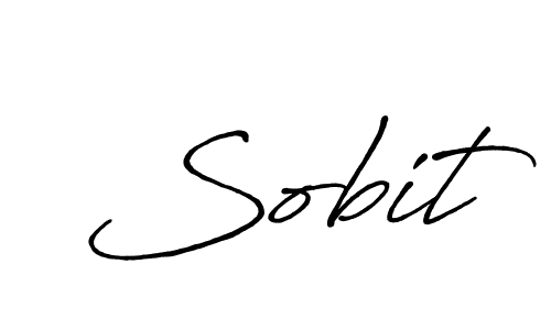 How to make Sobit name signature. Use Antro_Vectra_Bolder style for creating short signs online. This is the latest handwritten sign. Sobit signature style 7 images and pictures png
