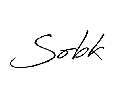 Design your own signature with our free online signature maker. With this signature software, you can create a handwritten (Antro_Vectra_Bolder) signature for name Sobk. Sobk signature style 7 images and pictures png