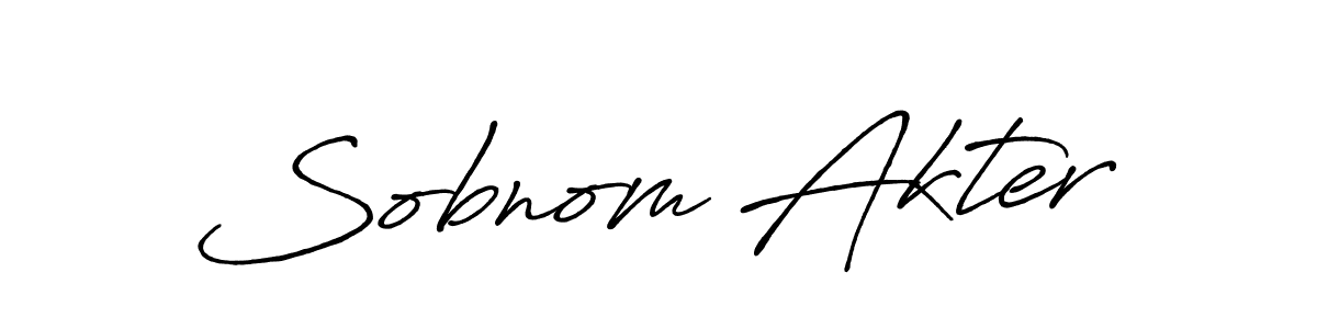 How to Draw Sobnom Akter signature style? Antro_Vectra_Bolder is a latest design signature styles for name Sobnom Akter. Sobnom Akter signature style 7 images and pictures png