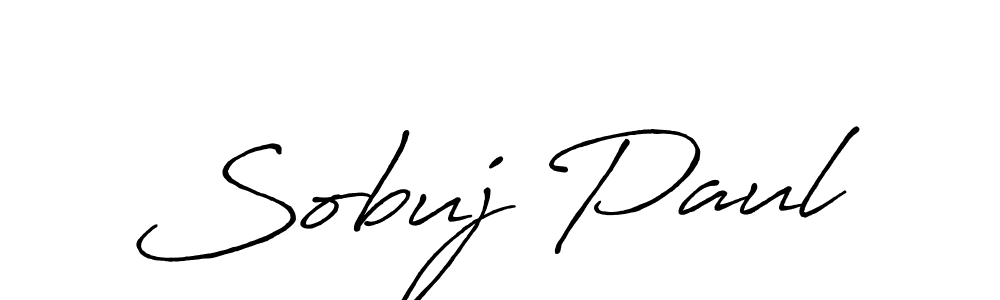 Make a beautiful signature design for name Sobuj Paul. With this signature (Antro_Vectra_Bolder) style, you can create a handwritten signature for free. Sobuj Paul signature style 7 images and pictures png