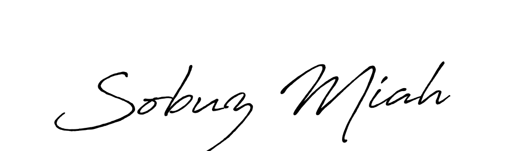 The best way (Antro_Vectra_Bolder) to make a short signature is to pick only two or three words in your name. The name Sobuz Miah include a total of six letters. For converting this name. Sobuz Miah signature style 7 images and pictures png