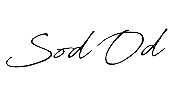 Make a beautiful signature design for name Sod Od. With this signature (Antro_Vectra_Bolder) style, you can create a handwritten signature for free. Sod Od signature style 7 images and pictures png