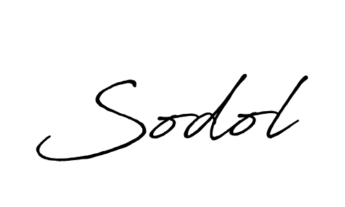 Design your own signature with our free online signature maker. With this signature software, you can create a handwritten (Antro_Vectra_Bolder) signature for name Sodol. Sodol signature style 7 images and pictures png