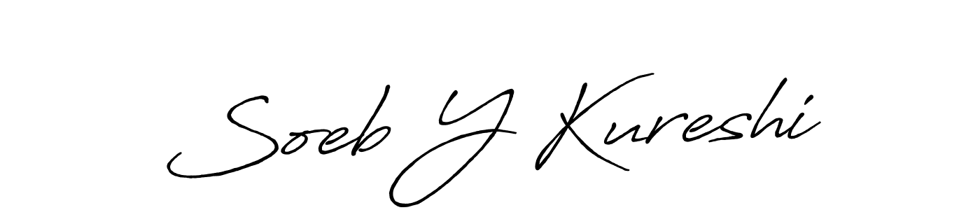 Also You can easily find your signature by using the search form. We will create Soeb Y Kureshi name handwritten signature images for you free of cost using Antro_Vectra_Bolder sign style. Soeb Y Kureshi signature style 7 images and pictures png