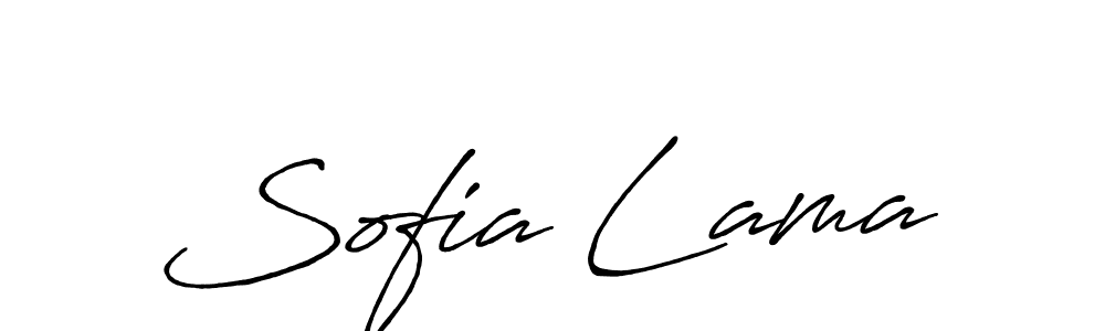 It looks lik you need a new signature style for name Sofia Lama. Design unique handwritten (Antro_Vectra_Bolder) signature with our free signature maker in just a few clicks. Sofia Lama signature style 7 images and pictures png