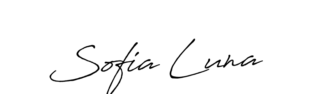 It looks lik you need a new signature style for name Sofia Luna. Design unique handwritten (Antro_Vectra_Bolder) signature with our free signature maker in just a few clicks. Sofia Luna signature style 7 images and pictures png