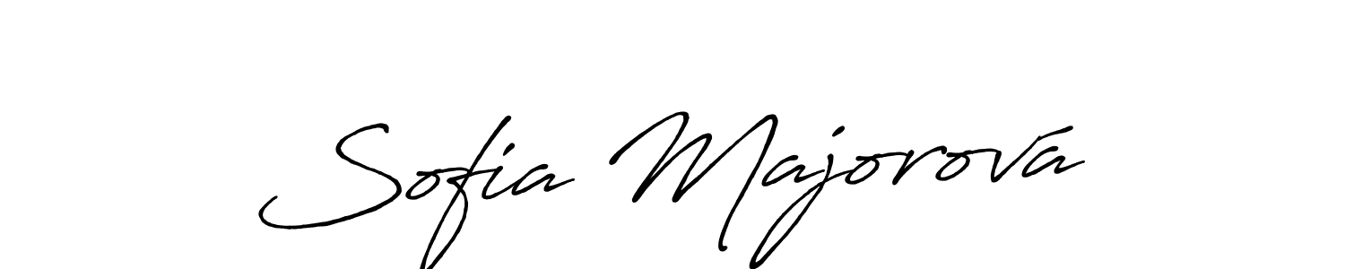 How to make Sofia Majorová name signature. Use Antro_Vectra_Bolder style for creating short signs online. This is the latest handwritten sign. Sofia Majorová signature style 7 images and pictures png