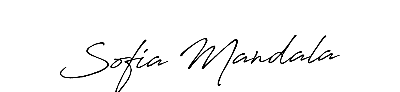 The best way (Antro_Vectra_Bolder) to make a short signature is to pick only two or three words in your name. The name Sofia Mandala include a total of six letters. For converting this name. Sofia Mandala signature style 7 images and pictures png