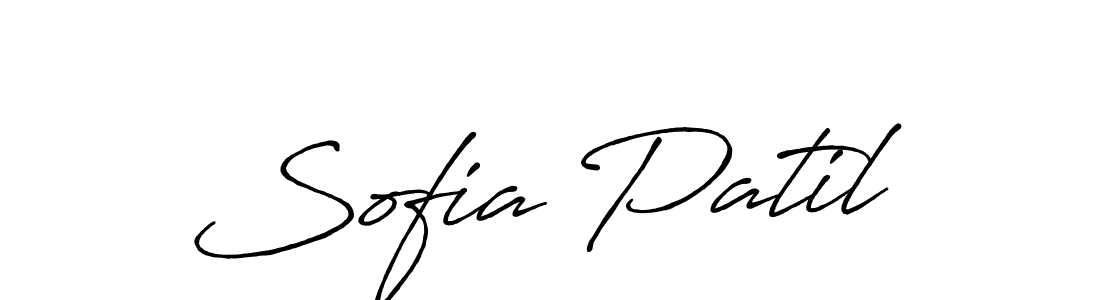 Design your own signature with our free online signature maker. With this signature software, you can create a handwritten (Antro_Vectra_Bolder) signature for name Sofia Patil. Sofia Patil signature style 7 images and pictures png