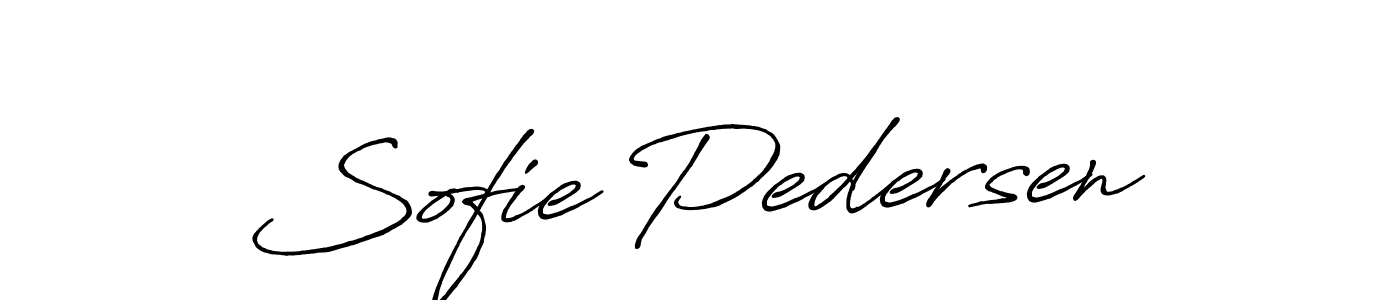 Make a beautiful signature design for name Sofie Pedersen. Use this online signature maker to create a handwritten signature for free. Sofie Pedersen signature style 7 images and pictures png