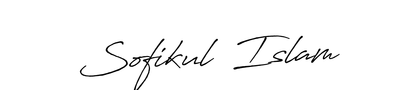 Also we have Sofikul  Islam name is the best signature style. Create professional handwritten signature collection using Antro_Vectra_Bolder autograph style. Sofikul  Islam signature style 7 images and pictures png