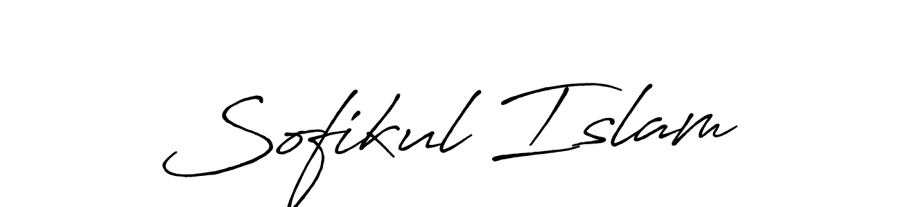 Design your own signature with our free online signature maker. With this signature software, you can create a handwritten (Antro_Vectra_Bolder) signature for name Sofikul Islam. Sofikul Islam signature style 7 images and pictures png