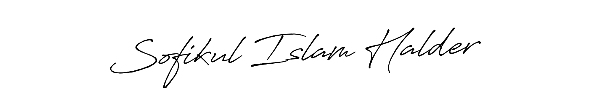 Make a short Sofikul Islam Halder signature style. Manage your documents anywhere anytime using Antro_Vectra_Bolder. Create and add eSignatures, submit forms, share and send files easily. Sofikul Islam Halder signature style 7 images and pictures png