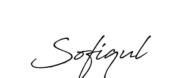 Make a beautiful signature design for name Sofiqul. With this signature (Antro_Vectra_Bolder) style, you can create a handwritten signature for free. Sofiqul signature style 7 images and pictures png