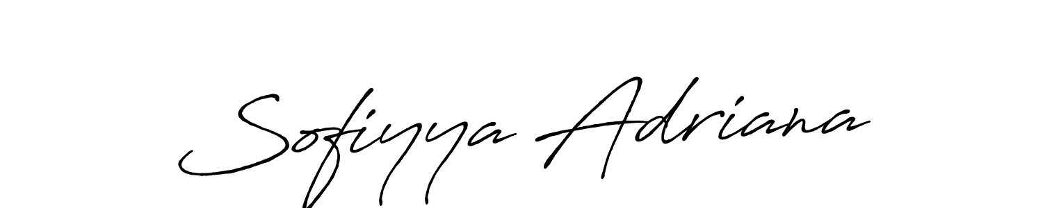 Use a signature maker to create a handwritten signature online. With this signature software, you can design (Antro_Vectra_Bolder) your own signature for name Sofiyya Adriana. Sofiyya Adriana signature style 7 images and pictures png