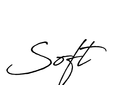 Also You can easily find your signature by using the search form. We will create Soft name handwritten signature images for you free of cost using Antro_Vectra_Bolder sign style. Soft signature style 7 images and pictures png