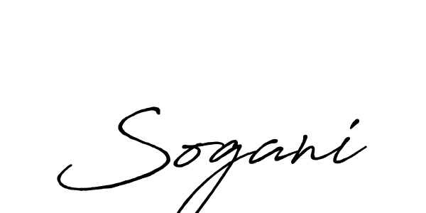 if you are searching for the best signature style for your name Sogani. so please give up your signature search. here we have designed multiple signature styles  using Antro_Vectra_Bolder. Sogani signature style 7 images and pictures png