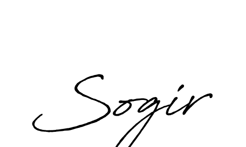 How to make Sogir signature? Antro_Vectra_Bolder is a professional autograph style. Create handwritten signature for Sogir name. Sogir signature style 7 images and pictures png