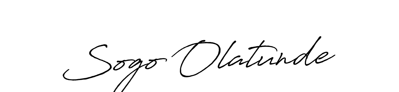 It looks lik you need a new signature style for name Sogo Olatunde. Design unique handwritten (Antro_Vectra_Bolder) signature with our free signature maker in just a few clicks. Sogo Olatunde signature style 7 images and pictures png