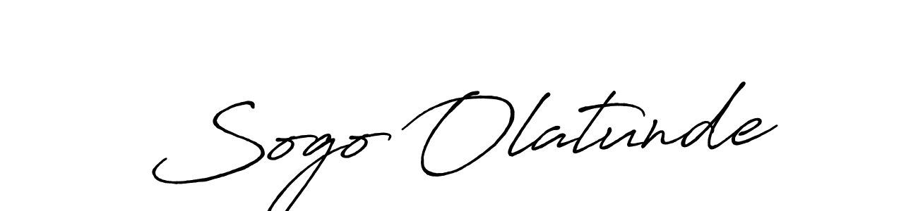 It looks lik you need a new signature style for name Sogo Olatunde. Design unique handwritten (Antro_Vectra_Bolder) signature with our free signature maker in just a few clicks. Sogo Olatunde signature style 7 images and pictures png