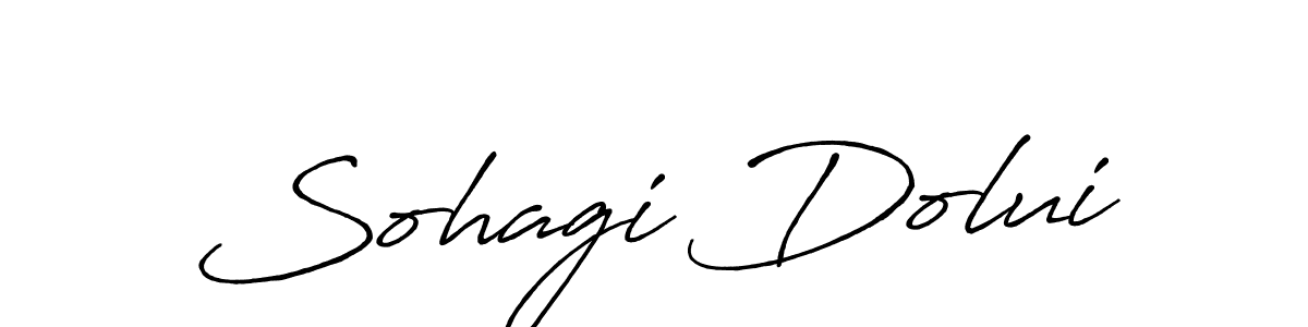 Also we have Sohagi Dolui name is the best signature style. Create professional handwritten signature collection using Antro_Vectra_Bolder autograph style. Sohagi Dolui signature style 7 images and pictures png