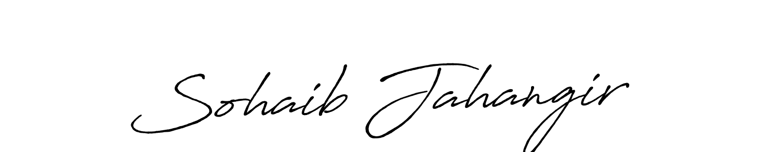 It looks lik you need a new signature style for name Sohaib Jahangir. Design unique handwritten (Antro_Vectra_Bolder) signature with our free signature maker in just a few clicks. Sohaib Jahangir signature style 7 images and pictures png