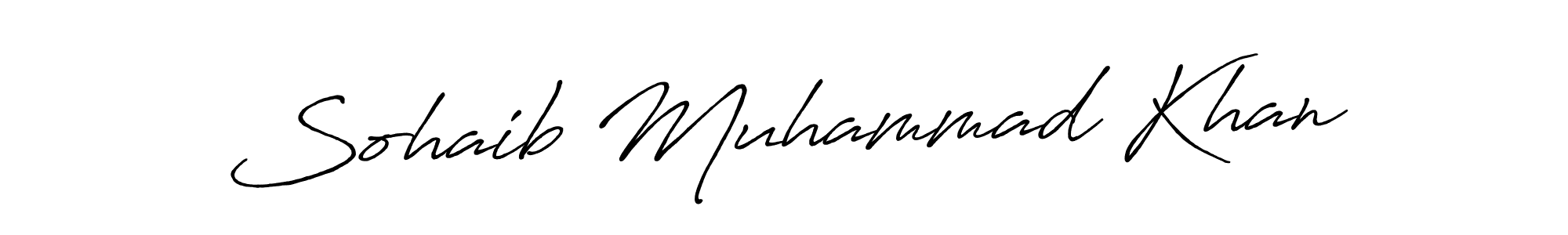 Make a beautiful signature design for name Sohaib Muhammad Khan. Use this online signature maker to create a handwritten signature for free. Sohaib Muhammad Khan signature style 7 images and pictures png