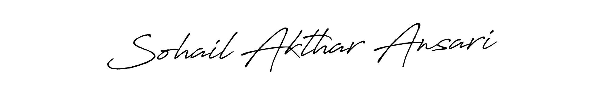 Also You can easily find your signature by using the search form. We will create Sohail Akthar Ansari name handwritten signature images for you free of cost using Antro_Vectra_Bolder sign style. Sohail Akthar Ansari signature style 7 images and pictures png