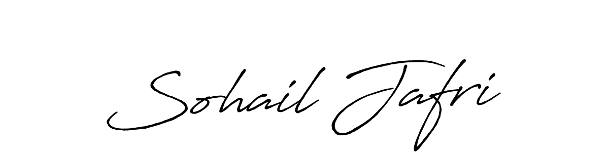 Use a signature maker to create a handwritten signature online. With this signature software, you can design (Antro_Vectra_Bolder) your own signature for name Sohail Jafri. Sohail Jafri signature style 7 images and pictures png