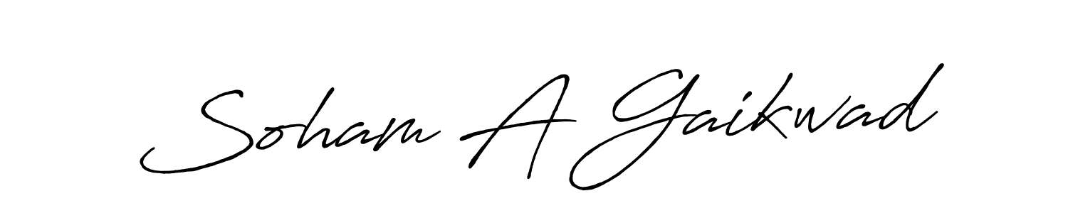 You should practise on your own different ways (Antro_Vectra_Bolder) to write your name (Soham A Gaikwad) in signature. don't let someone else do it for you. Soham A Gaikwad signature style 7 images and pictures png