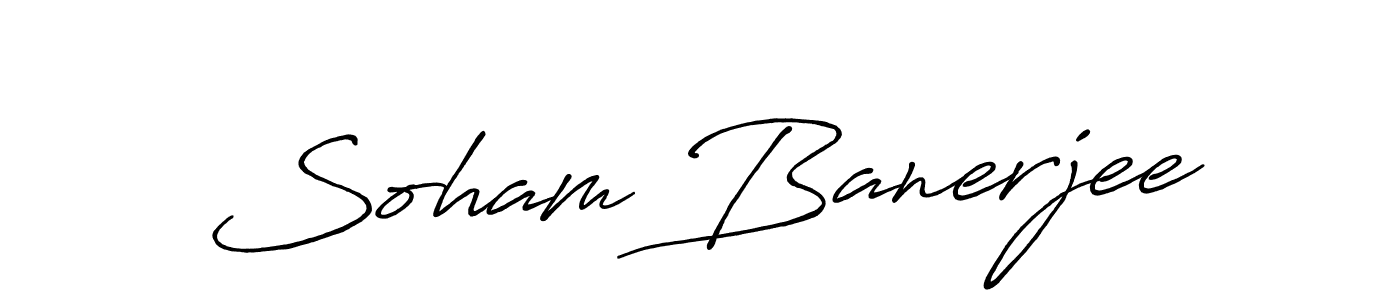 Make a beautiful signature design for name Soham Banerjee. Use this online signature maker to create a handwritten signature for free. Soham Banerjee signature style 7 images and pictures png