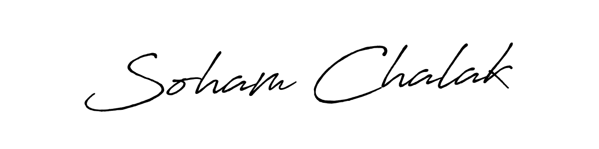 It looks lik you need a new signature style for name Soham Chalak. Design unique handwritten (Antro_Vectra_Bolder) signature with our free signature maker in just a few clicks. Soham Chalak signature style 7 images and pictures png