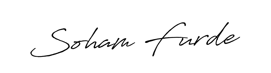 if you are searching for the best signature style for your name Soham Furde. so please give up your signature search. here we have designed multiple signature styles  using Antro_Vectra_Bolder. Soham Furde signature style 7 images and pictures png